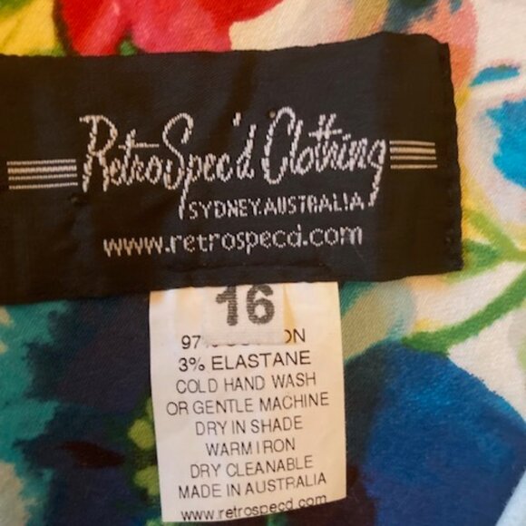 Retrospec'd Elizabeth White Floral Dress - EUC - Picture 2 of 3